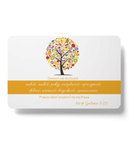 Magnes na lodówkę – „Owocem zaś Ducha…” 