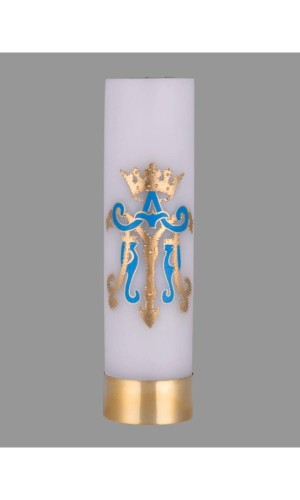 Świeca Maryjna biała