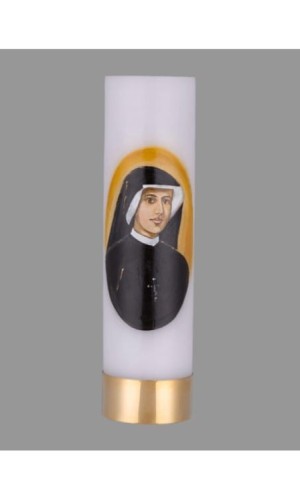 Świeca Liturgiczna na Wkład Olejowy – Św. Siostra Faustyna