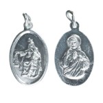 Medalik z metalu - Szkaplerz - Serce Pana Jezusa