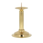 Lichtarz z polerowanego mosiądzu