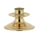 Lichtarz mosiężny do świec średnica 4 cm