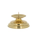 Lichtarz mosiężny polerowany 9 cm