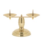 Lichtarz mosiężny podwójny