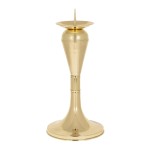 Lichtarz mosiężny wys. 34 cm