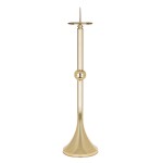 Lichtarz mosiężny pod paschał 94 cm