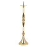 Lichtarz mosiężny pod paschał 97 cm