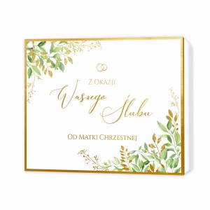 Pudełko prezentowe Ślub -  od Matki Chrzestnej
