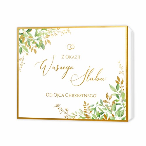 Pudełko prezentowe Ślub - od Ojca Chrzestnego-1