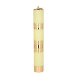 Świeca ołtarzowa na wkład olejowy żółta 40/63