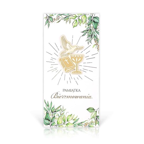 Pamiątka bierzmowania - kartka
