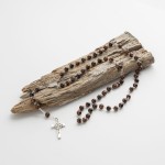 Różaniec – Piasek pustyni / Noc Kairu, paciorki 8 mm