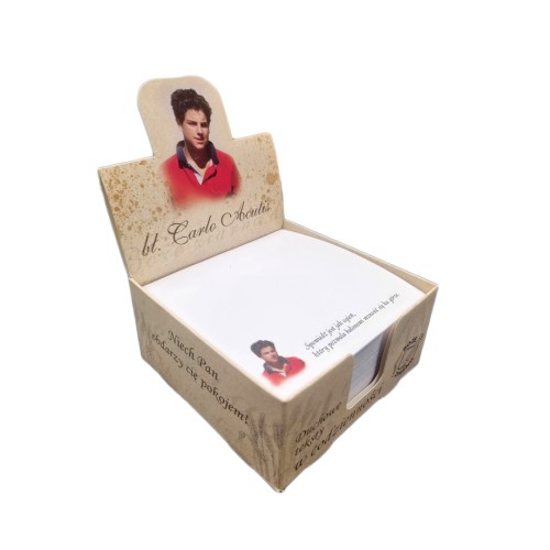 Notes biurkowy – Carlo Acutis