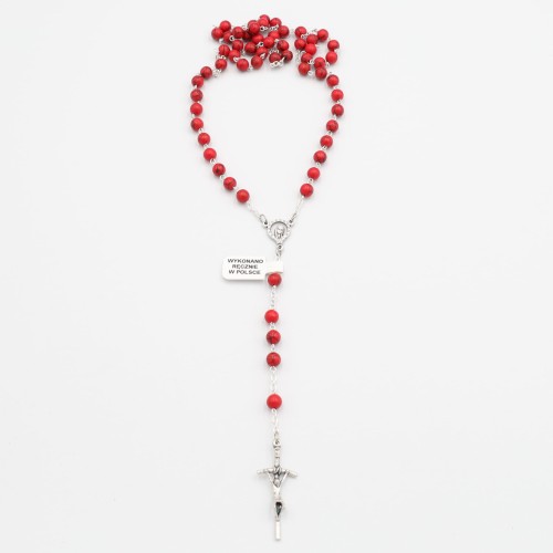 Różaniec koralin 6 mm