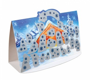 Kontrolka Adwentowa, zdrapka - szopka bożonarodzeniowa (op. 25 szt)