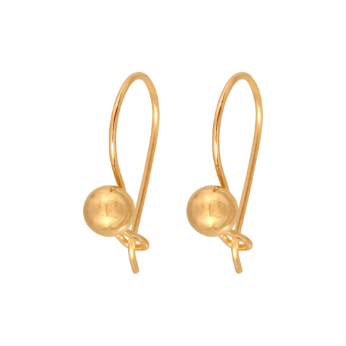 Kolczyki wiszące złote