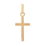 Krzyżyk złoty prosty