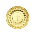 Pojemnik na wodę święconą - naczynie z mosiądzu