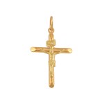 Krzyżyk ze złota z wizerunkiem Chrystusa