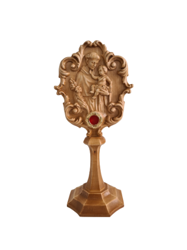 Święty Antoni - relikwiarz drewniany-1