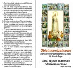 Obrazek z modlitwą - obietnice różańcowe - paczka 100 sztuk