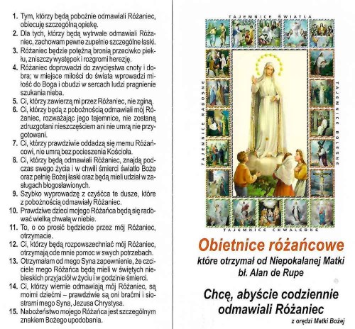 obietnice różańcowe