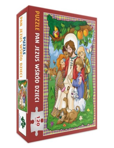 Puzzle religijne Jezus wśród dzieci