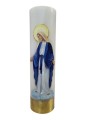 Świeca Liturgiczna na Wkład Olejowy z Wizerunkiem Matki Bożej Niepokalanej-3
