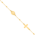 Bransoletka - różaniec na rękę z medalikiem Matki Bożej Niepokalanej 