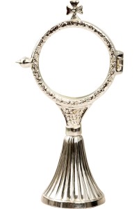 Monstrancja posrebrzana – wysokość 18 cm SAD 32-534