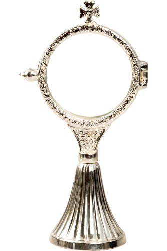 Monstrancja posrebrzana – wysokość 18 cm SAD 32-534