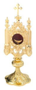 Monstrancja pozłacana – wysokość 38 cm SAD 10-537