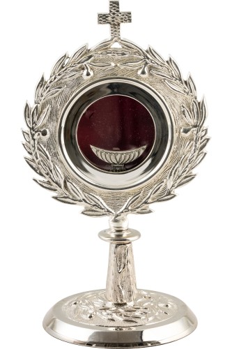 Monstrancja niklowana – wys. 27 cm SAD  32-566
