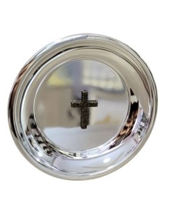 Pojemnik na wodę święconą w kolorze srebrnym II