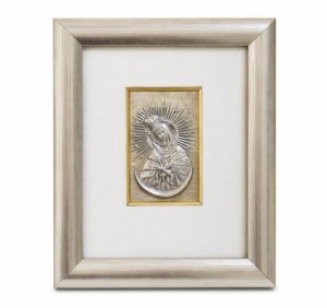 Obrazek srebro 925 Matka Boża Ostrobramska 