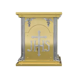 Tabernakulum mosiężne IHS PB/0737