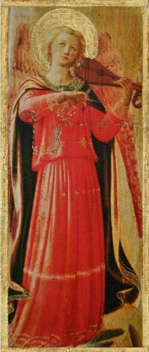 Ikona na drewnie - Anioł Stróż