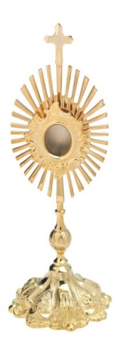 relikwiarz mosiężny