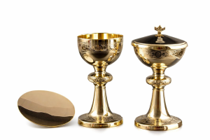 Zestaw puszka + kielich i patena 