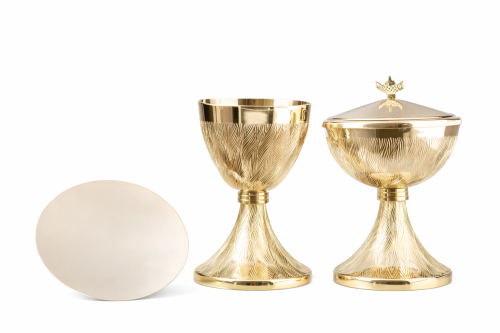 Zestaw naczyń liturgicznych 17 cm