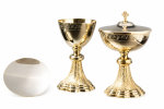 Zestaw kielich z pateną + puszka 