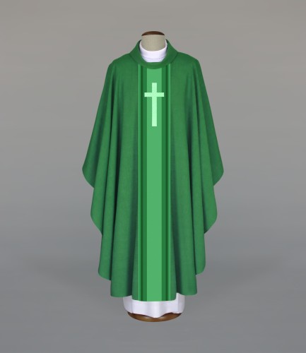 ornat w kolorze zielonym