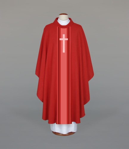 czerwony ornat mszalny