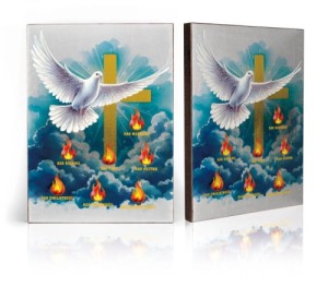 Ikona z certyfikatem - pamiątka Bierzmowania