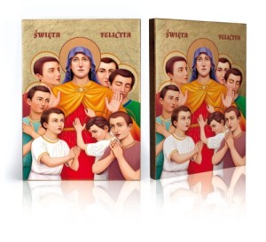 Ikona z certyfikatem - Święta Felicyta