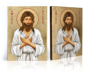 Ikona z certyfikatem - Święty Aleksy