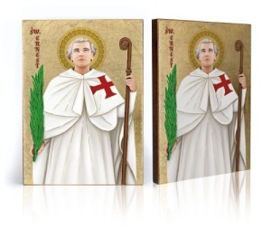 Ikona z certyfikatem - Święty Ernest