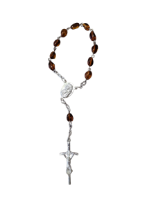 Różaniec dziesiątka z bursztynu