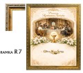 Obrazek z Ostatnią wieczerza w złotej ramce-3