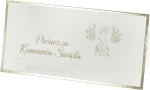 Eleganckie zaproszenia komunijne - pakiet 10 sztuk